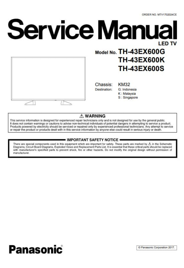 KM32_TH-43EX600G, TH-43EX600K, TH-43EX600S